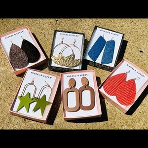 Nickel & Suede Earrings